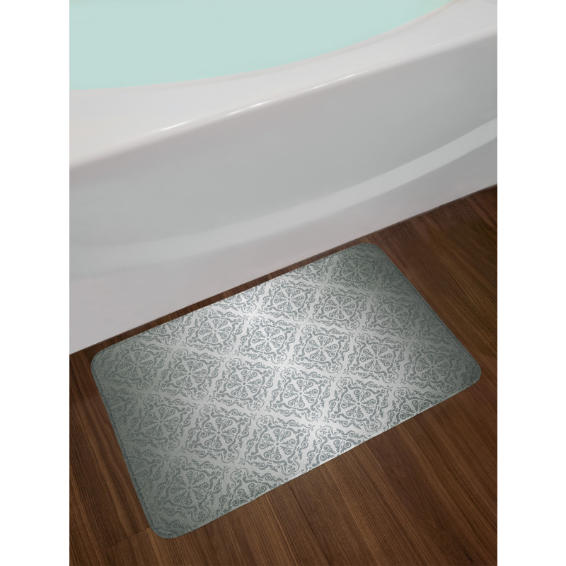 Monochrome Victorian Bath Mat