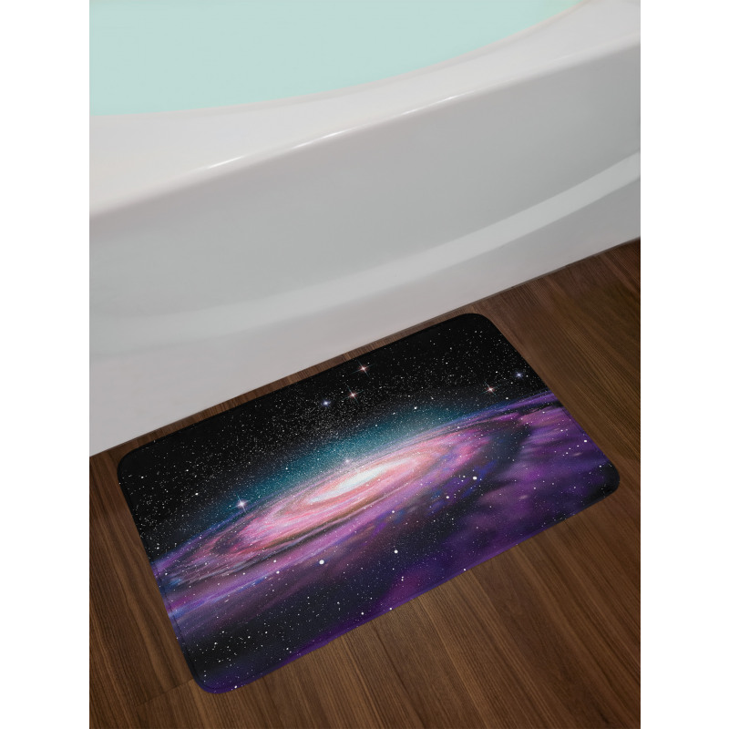 Galaxy in Outer Space Bath Mat