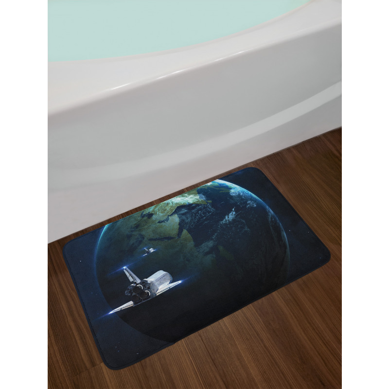 Spaceship Earth Fiction Bath Mat
