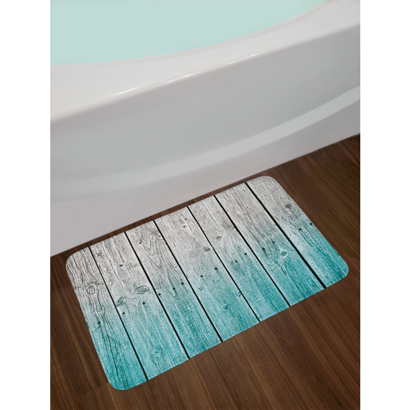 Digital Wood Panels Bath Mat