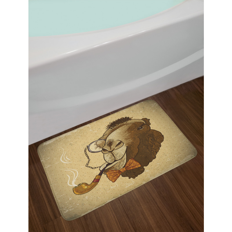 Hipster Pop Art Vintage Bath Mat