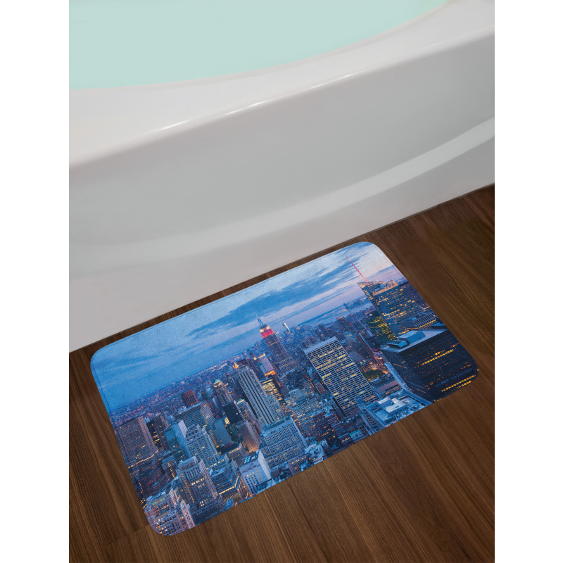 Sunset in NYC Photo Bath Mat