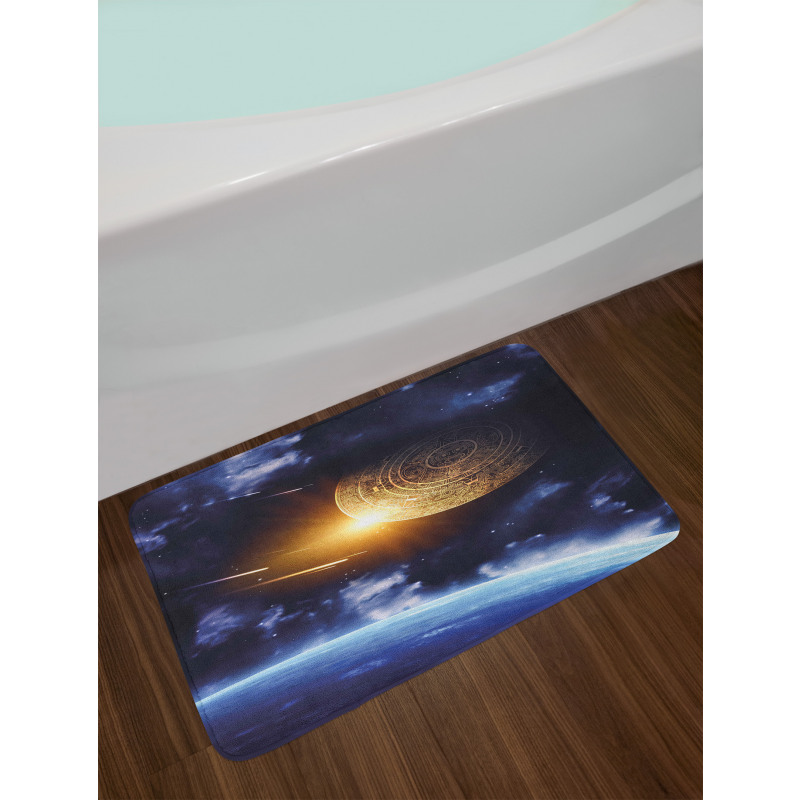 Mystical Earth Landscape Bath Mat