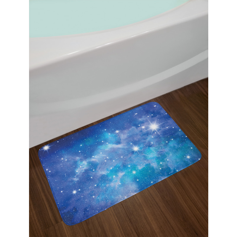 Planet Star Clusters Bath Mat