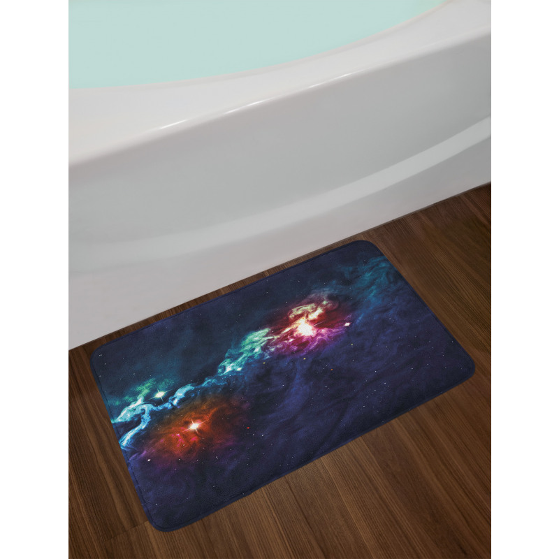 Cosmos Galactic Star View Bath Mat