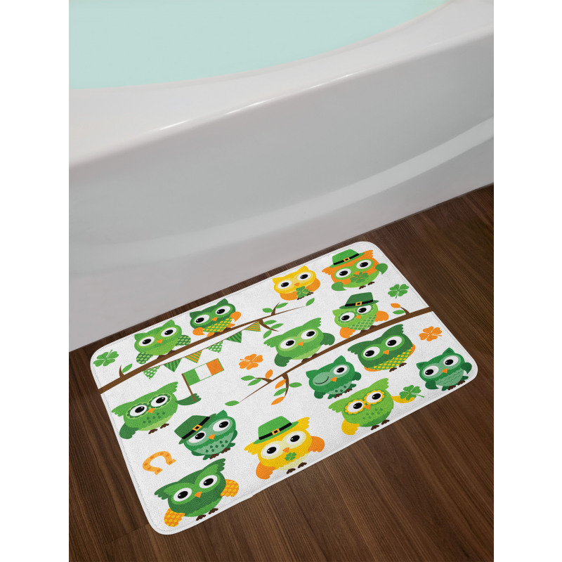 Ir˝sh Owls Bath Mat