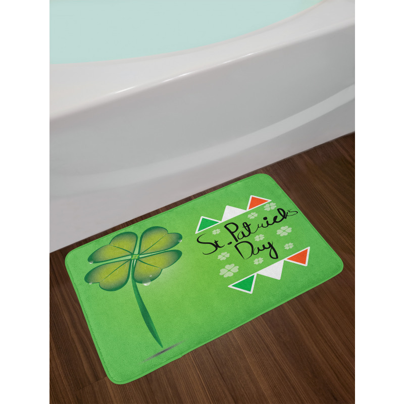 Clover Leaf Flags Bath Mat