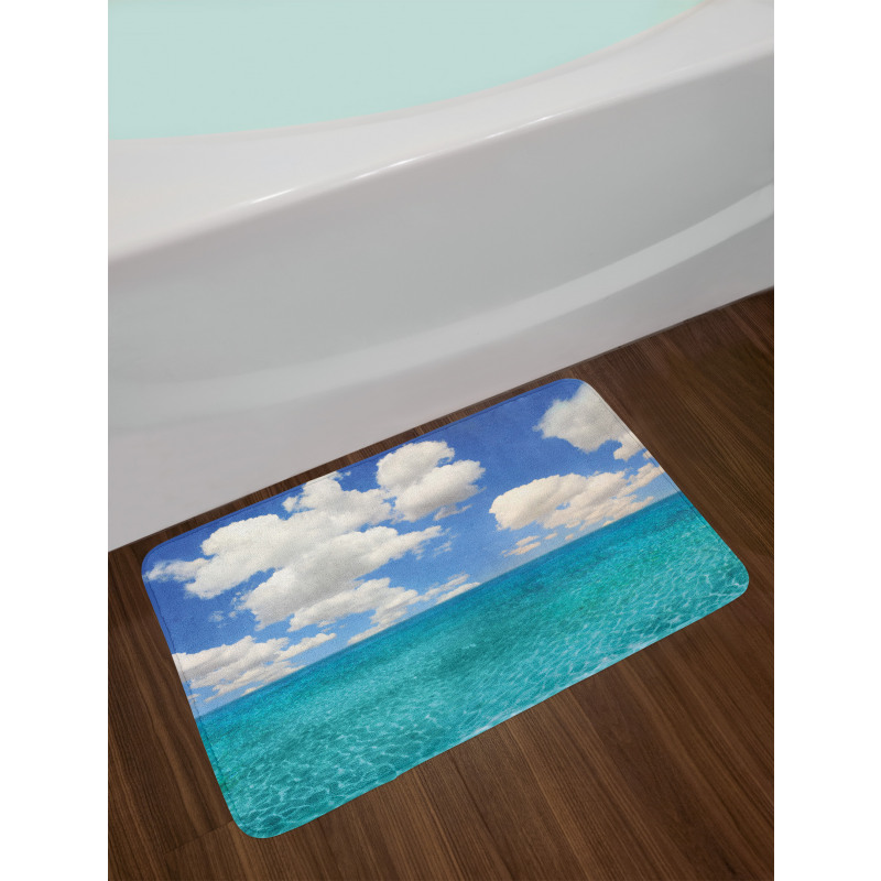 Tropical Island Beach Bath Mat