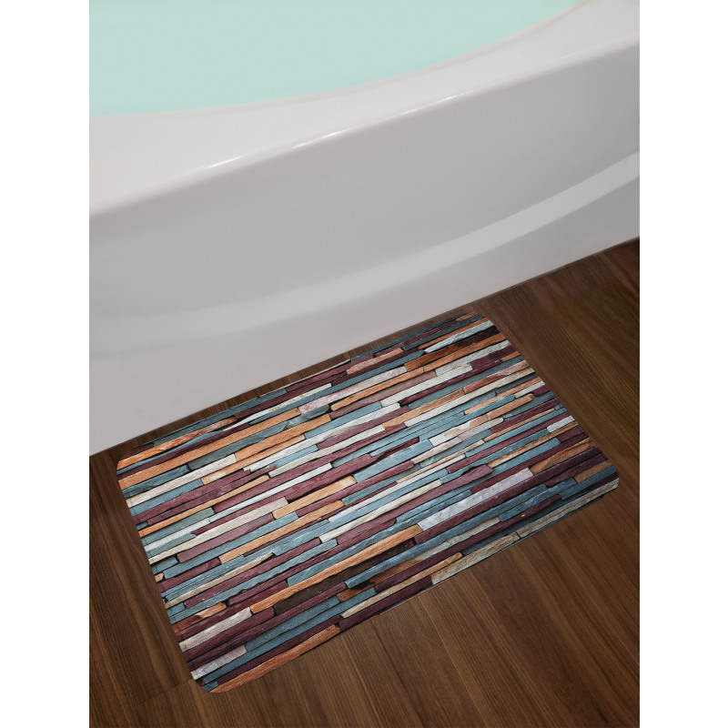 Abstract Colored Stones Bath Mat