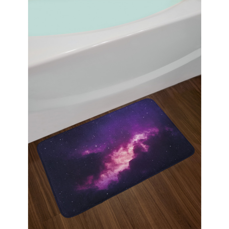 Stars Dark Night Sky Bath Mat