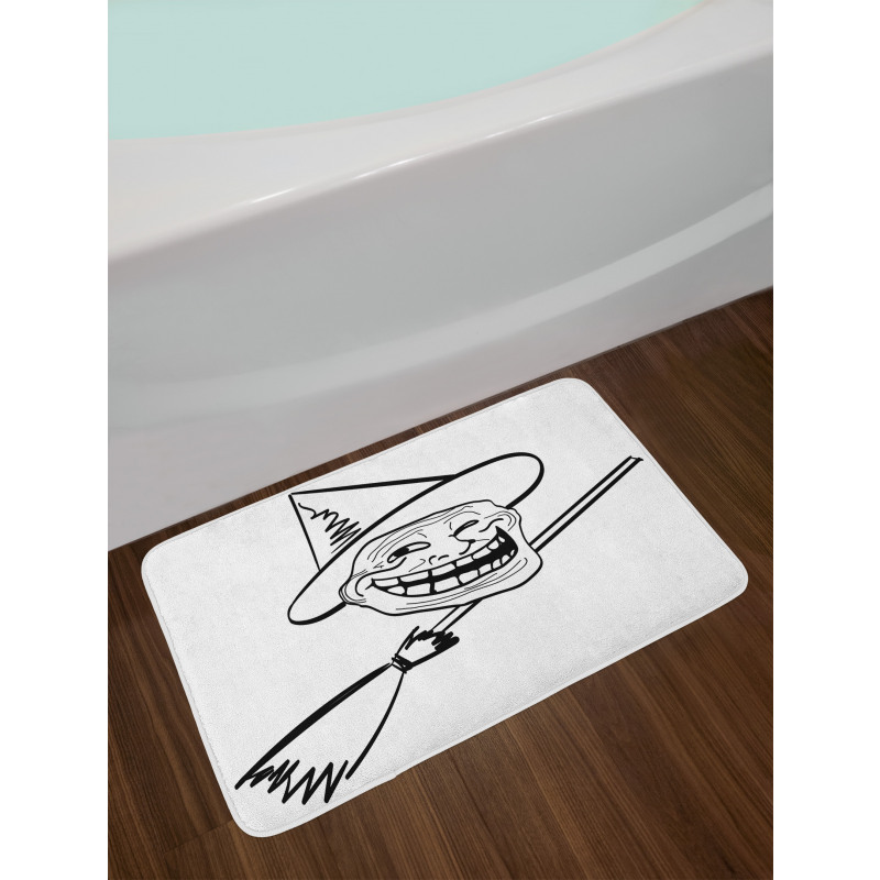 Spooky Halloween Spirit Bath Mat