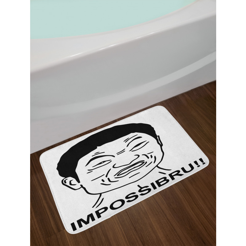 Impossibru Meme Bath Mat