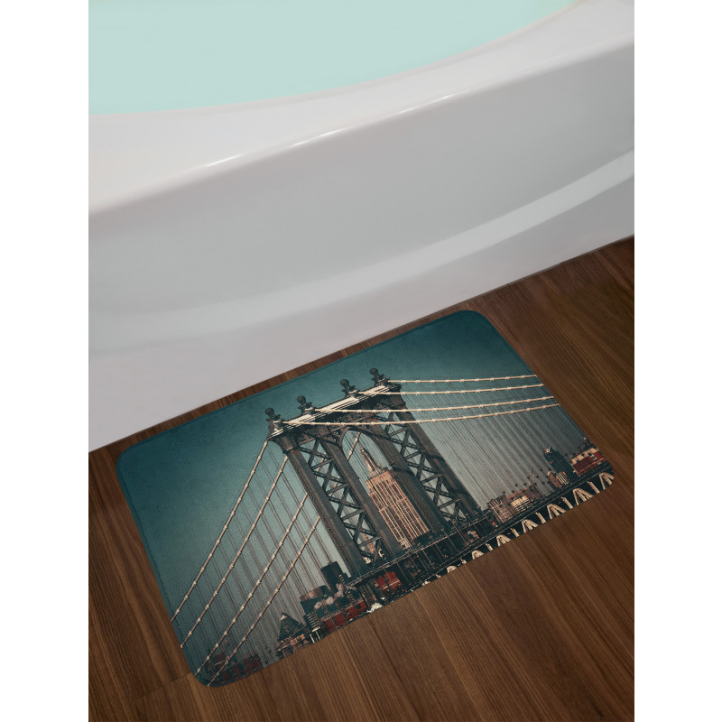 Buildings Cityscape Bath Mat