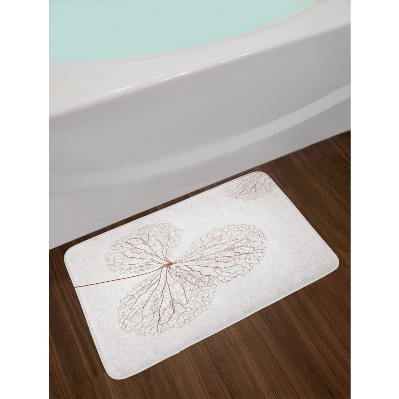 Natural Botanic Plants Bath Mat