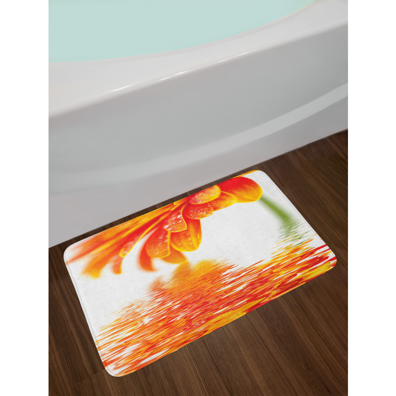 Sun Flower Reflection Bath Mat