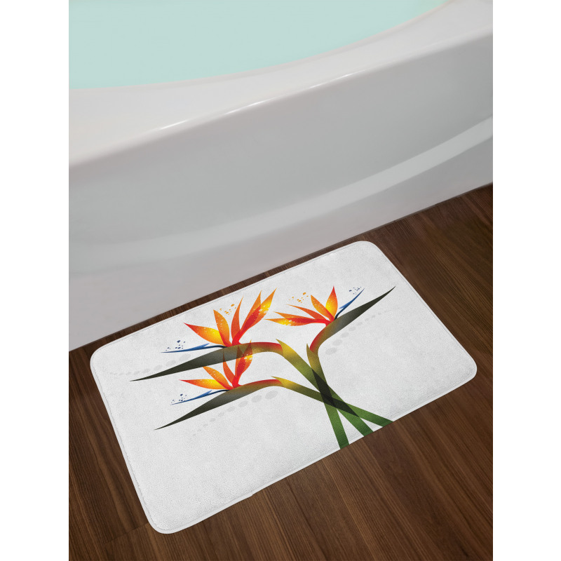 Ombre Tropical Garden Bath Mat