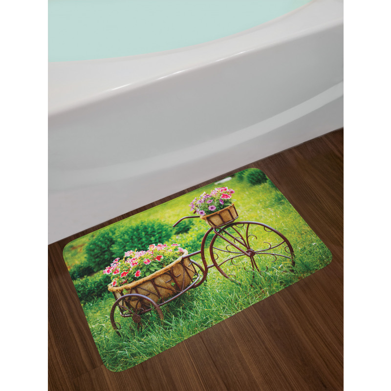 Vintage Ivy Frame Bath Mat