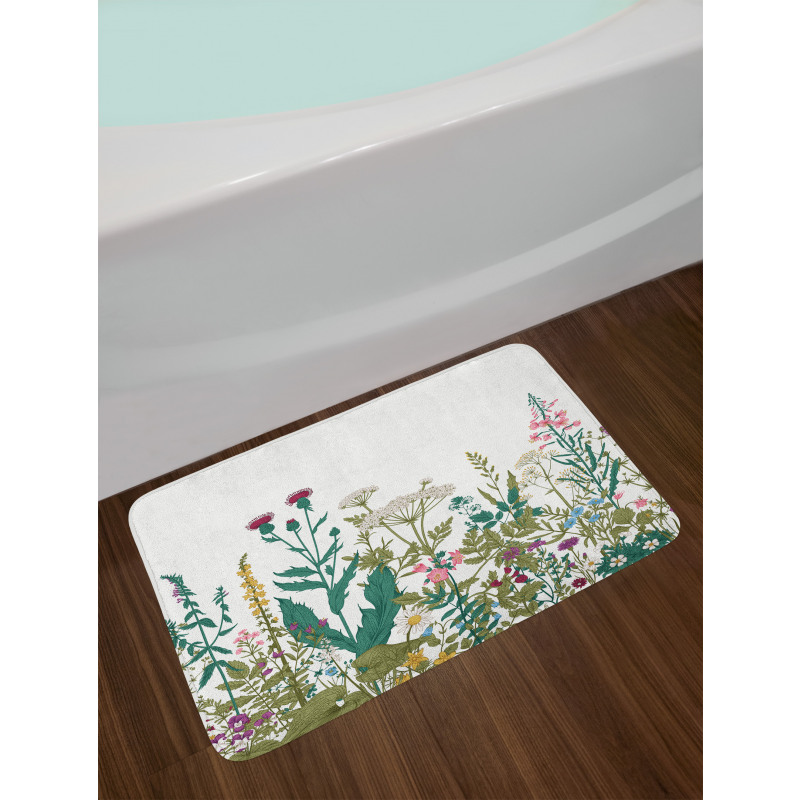 Spring Garden Hydrangeas Bath Mat