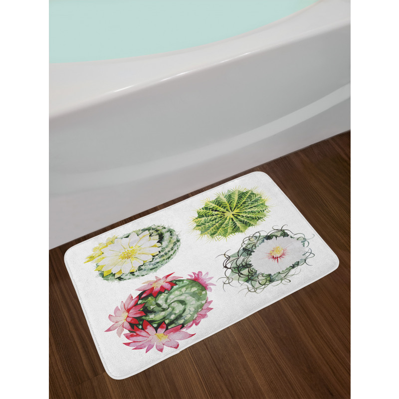 Mexican Retro Funky Cactus Bath Mat