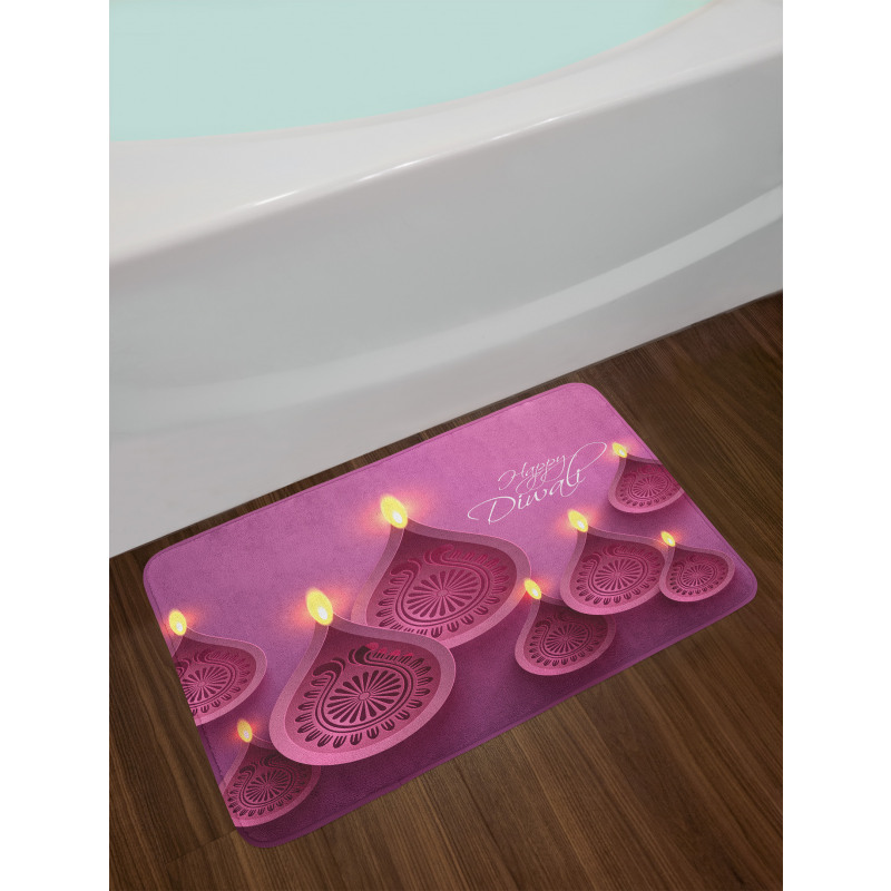 Candles for Celebration Bath Mat