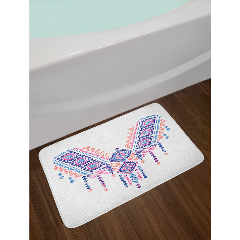 Geometric Design Bath Mat