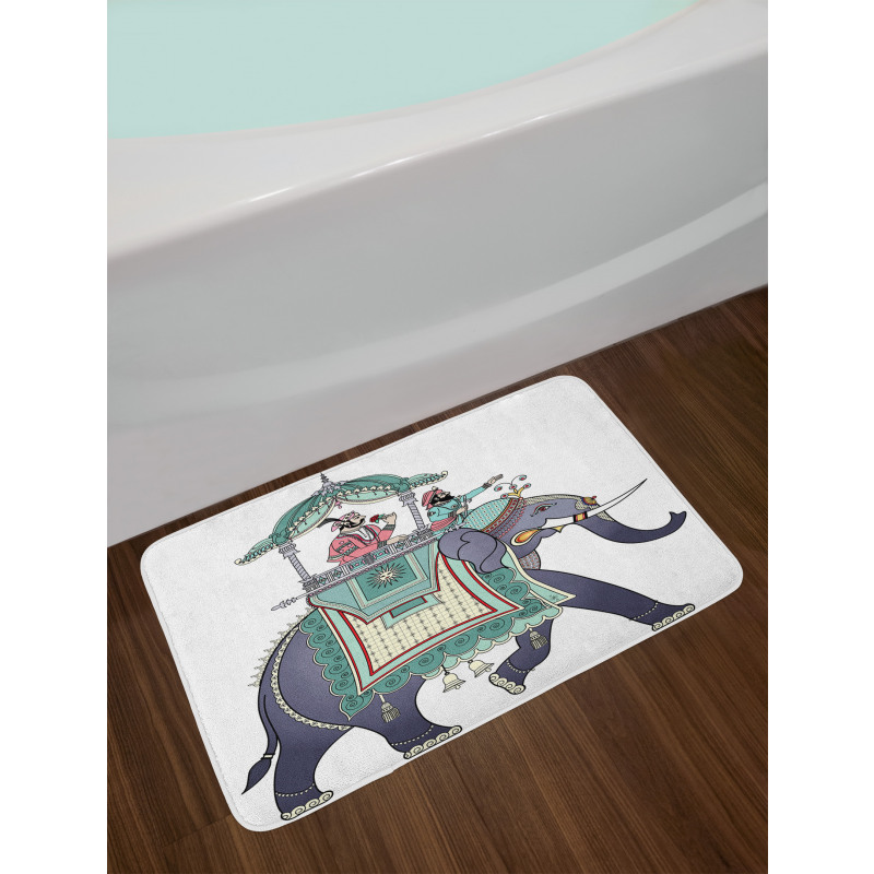 Elephant with Prince Bath Mat