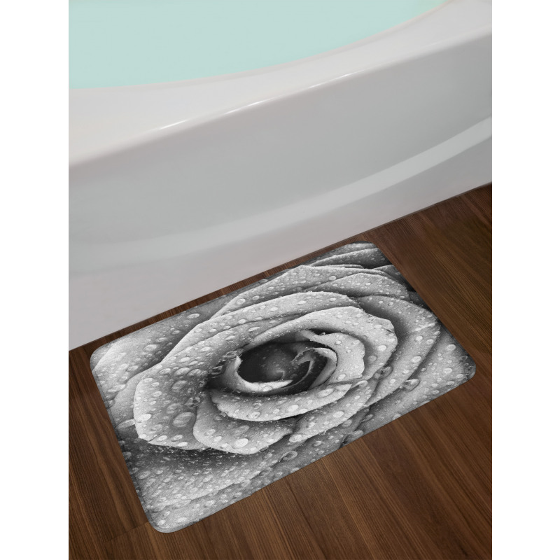 Retro Romance Rose Petal Bath Mat