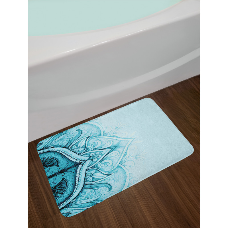 Ornamental Lace Bath Mat