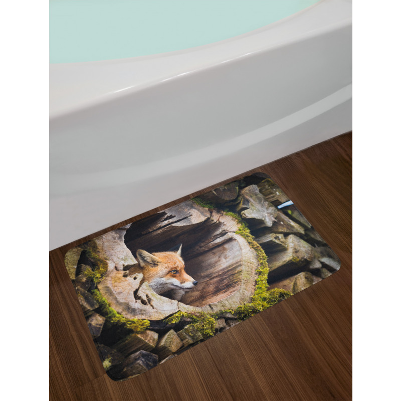 Exotic Furry Creature Bath Mat