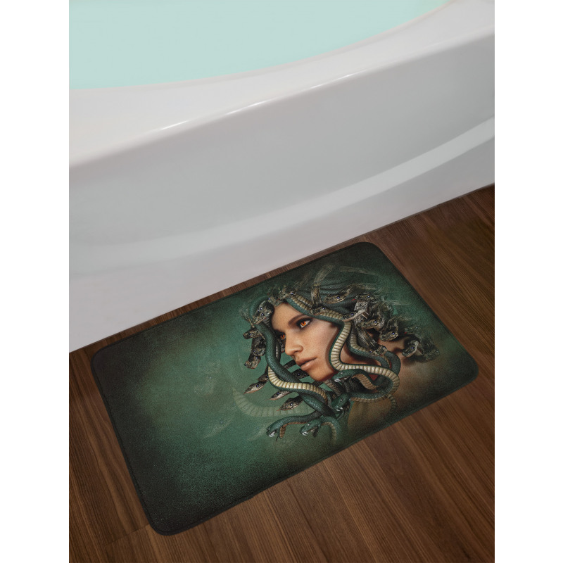 Woman Snakes Bath Mat