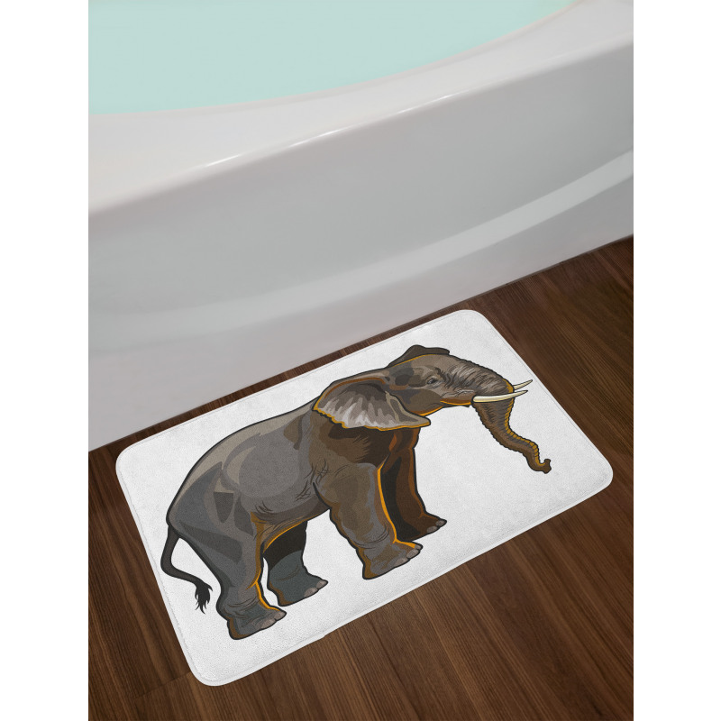 Exotic Safari Fauna Bath Mat