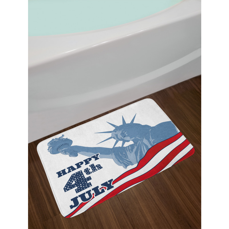 Lady Liberty Design Bath Mat