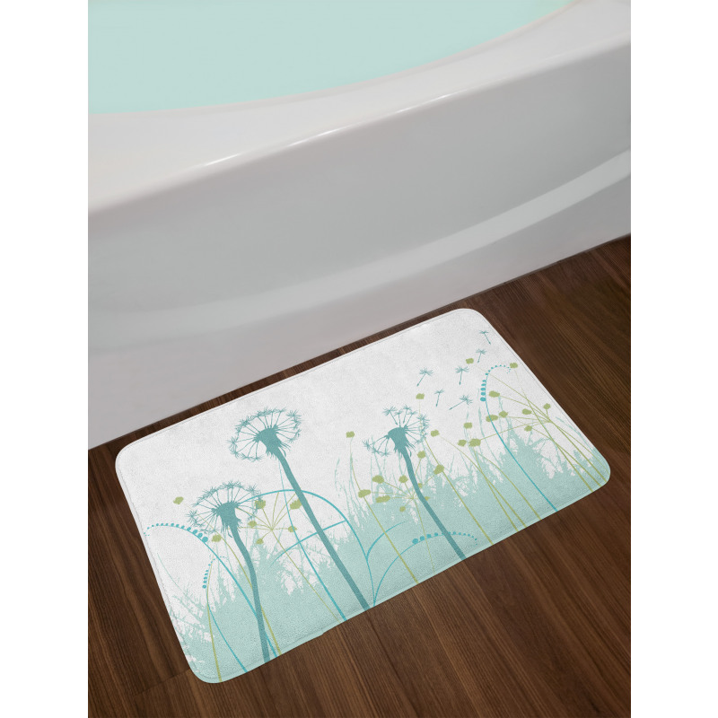 Floral Botany Blooms Bath Mat