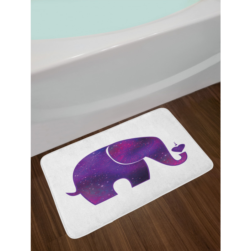 Elephant Hearts Bath Mat