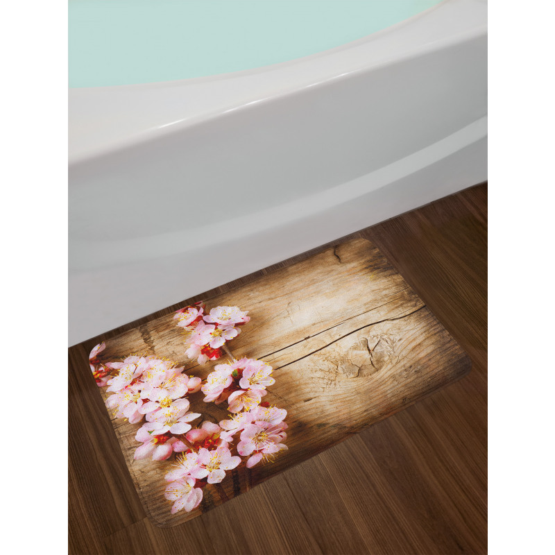 Spring Blossom Orchard Bath Mat