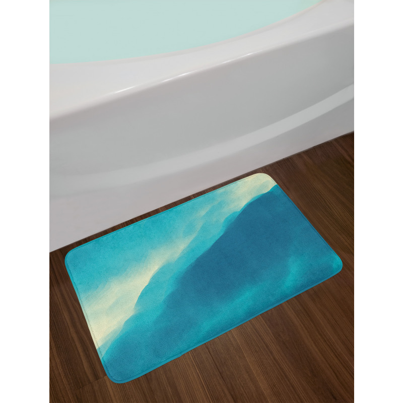 Artwork Cloud Wave Bath Mat