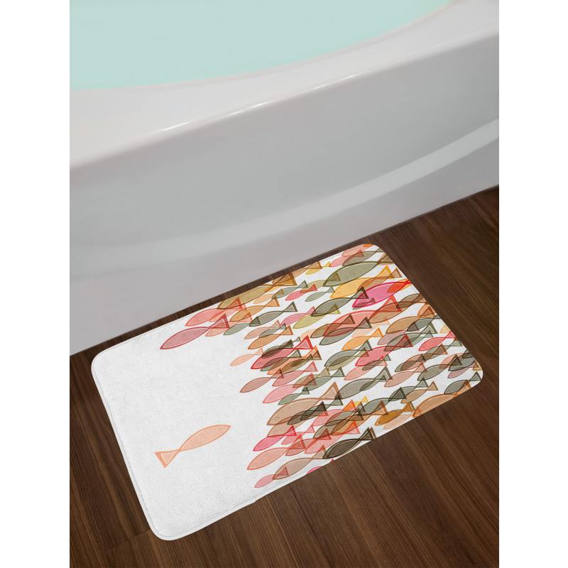 Flock Facing Others Bath Mat