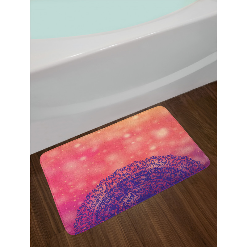 Folk Motif Bath Mat