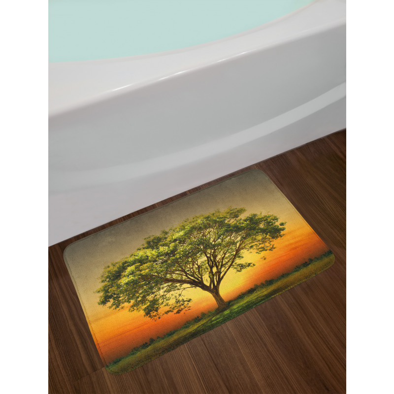 Sunset Scenery Valley Bath Mat