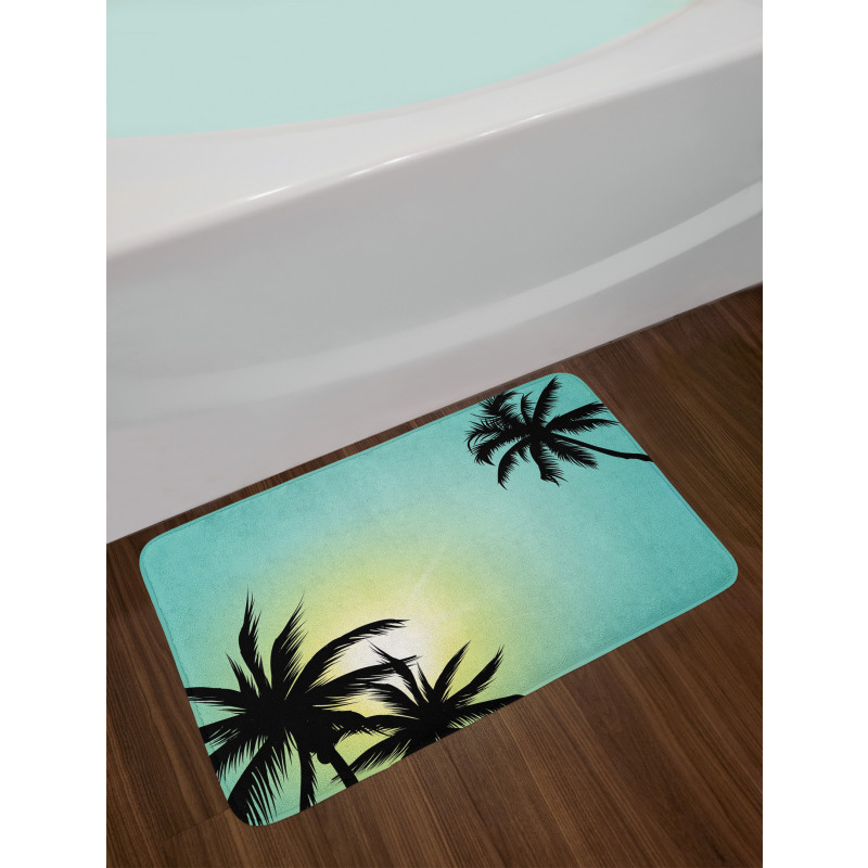 Hawaiian Miami Beach Sun Bath Mat