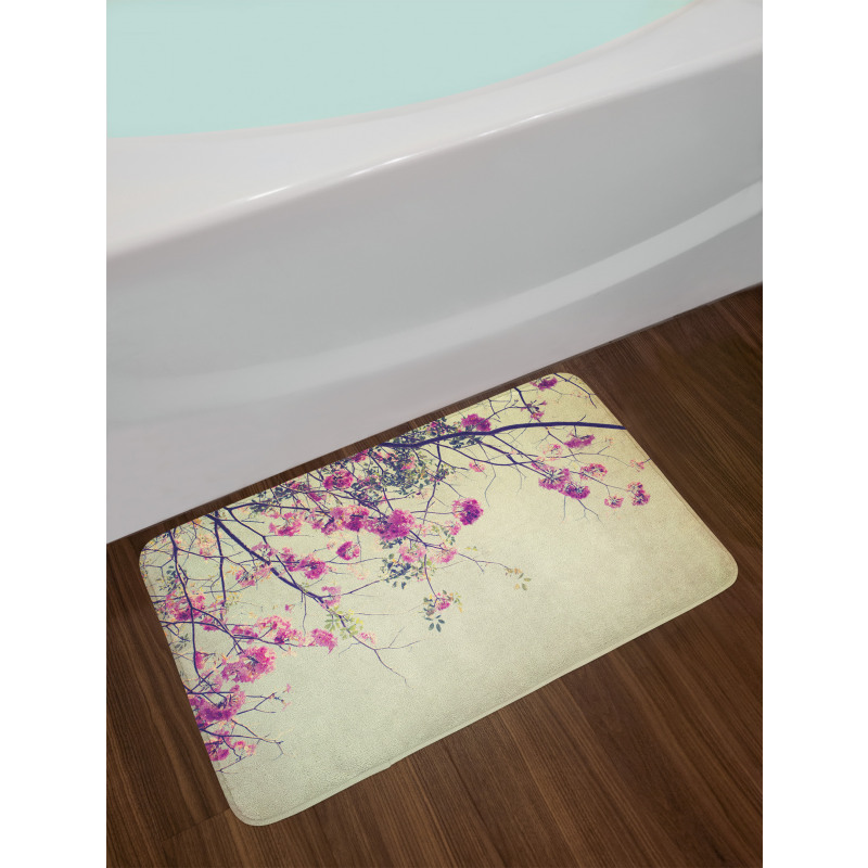 Sakura Cherry Blooms Bath Mat