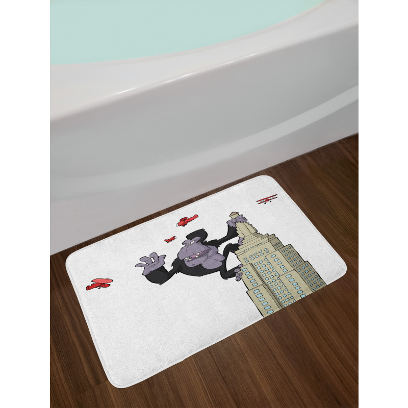 King Monkey Cartoon Bath Mat