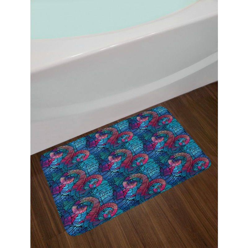 Mosaic Shell Swirls Bath Mat