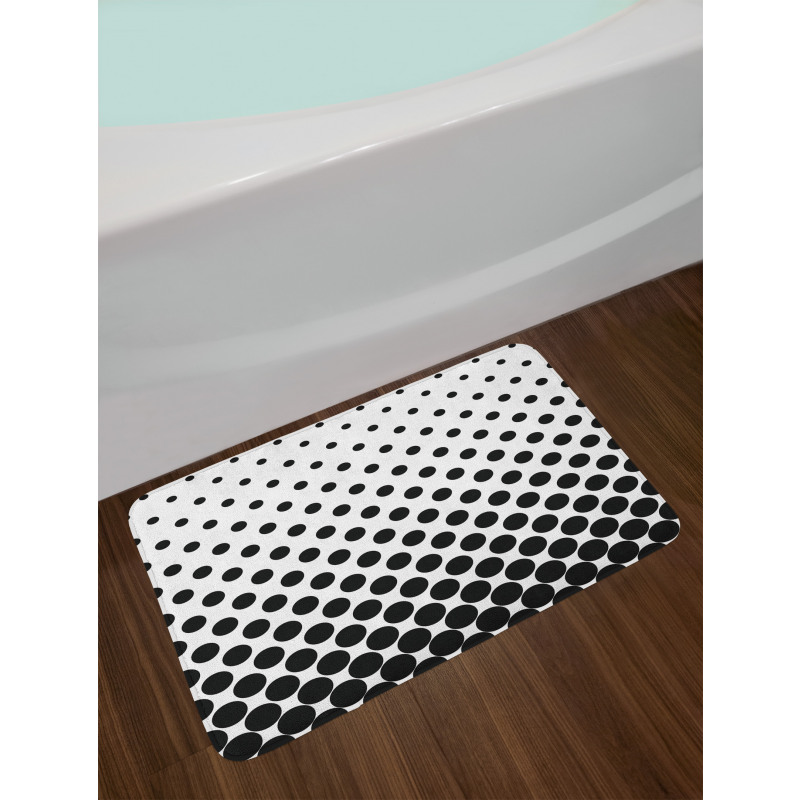 Minimalist Polka Dots Bath Mat