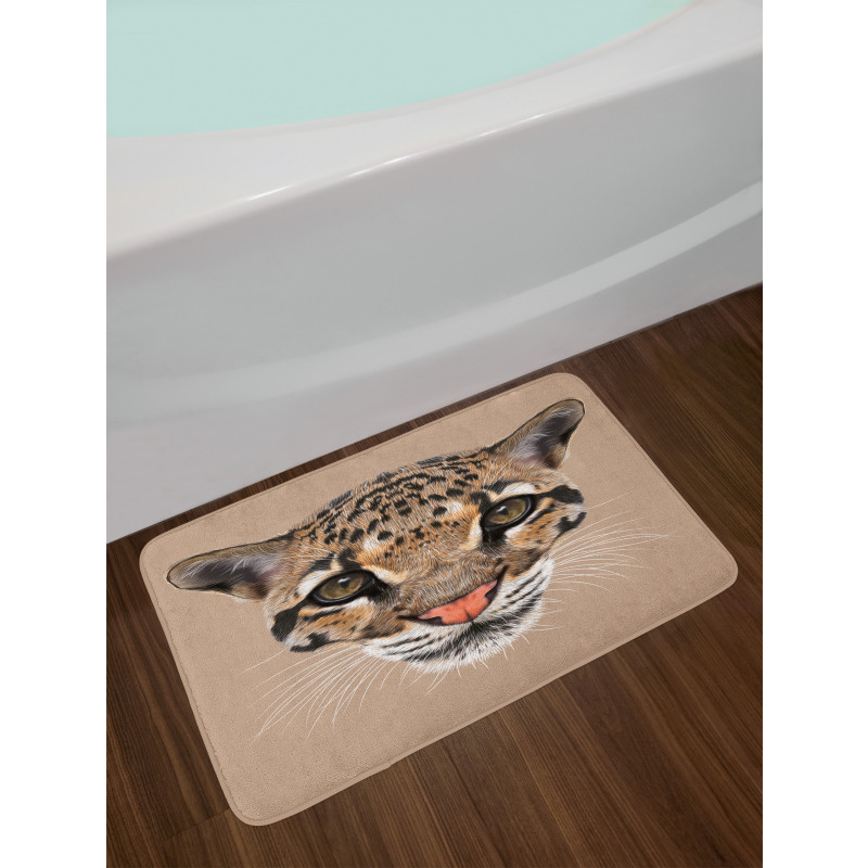 Baby Leopard Wild Bath Mat