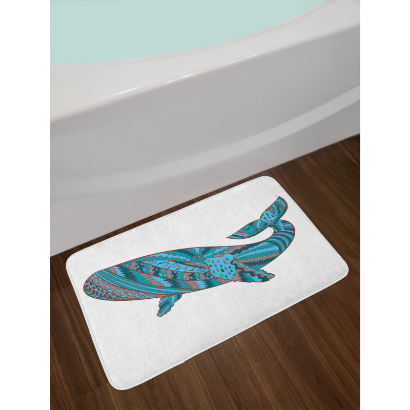 Humpback Whale Sea Bath Mat