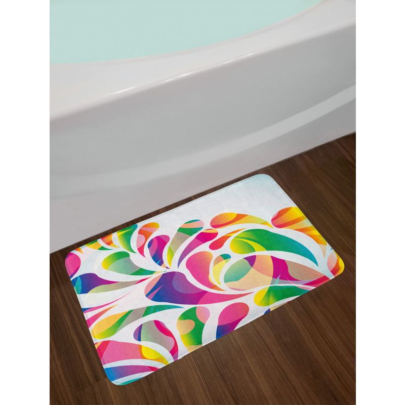 Leaf Shape Vivid Forms Bath Mat