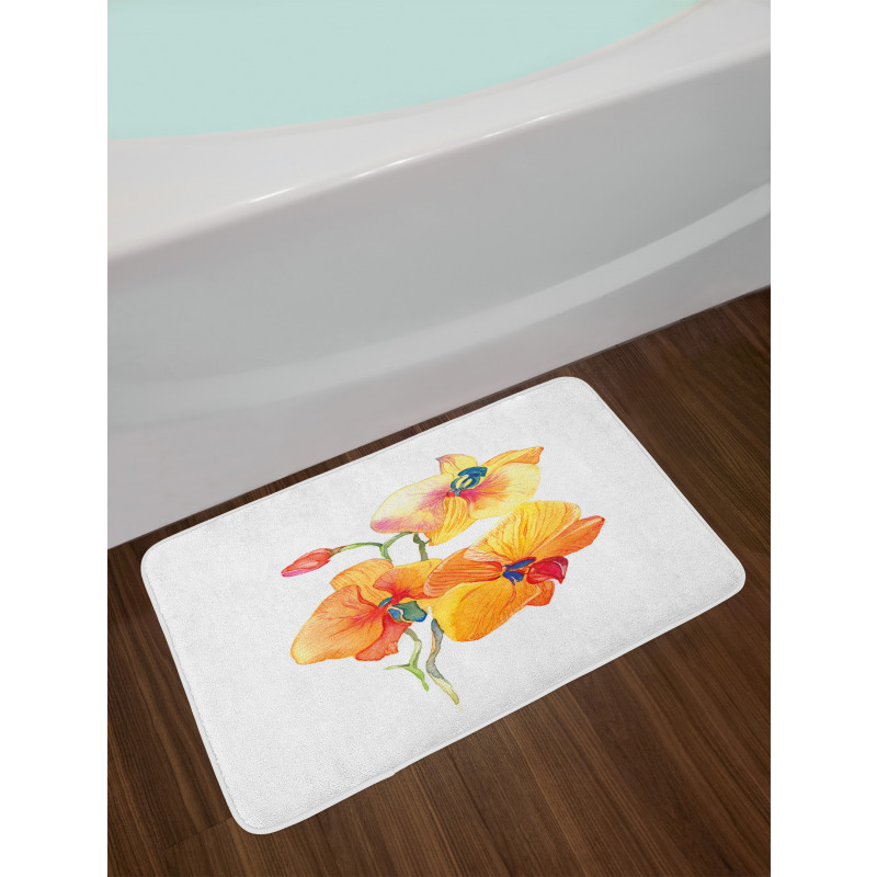 Orchid Petal Wild Exotic Bath Mat