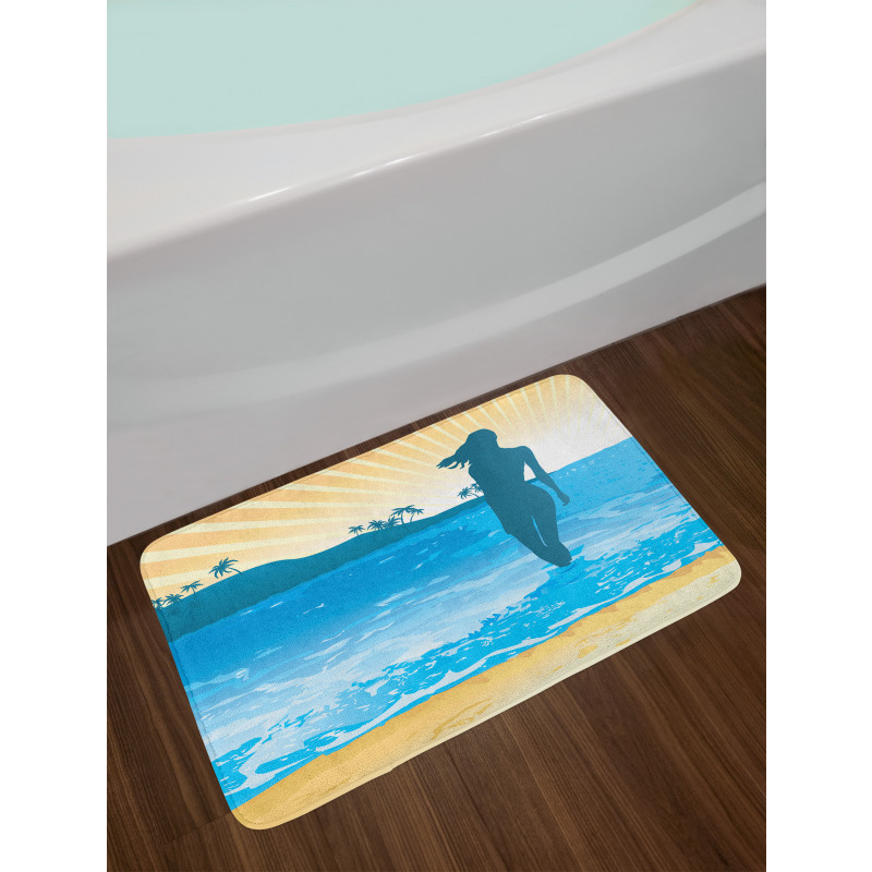 Sea Shore Ocean Summer Bath Mat