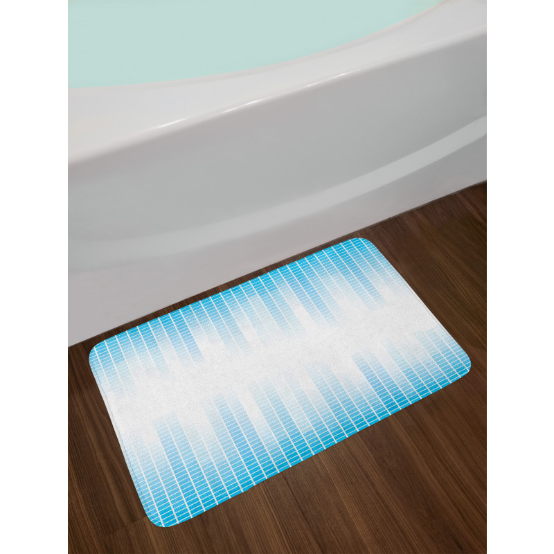 Geometric Squared Design Bath Mat